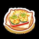 【ポケスリ】しんりょくアボカドグラタンの料理レシピのサムネイル画像