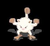 【ポケスリ】マンキーの性能・進化・出現フィールドと色違い情報のサムネイル画像